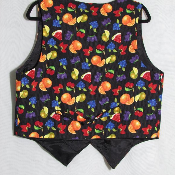 SADDLE RIVER - LARGE Bold Print Vest/Vintage 90's - Picture 2 of 4